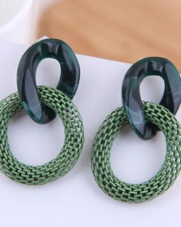 Fashion Exaggerated Acrylic Chain Earrings