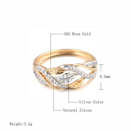 New Socialite Temperament Copper Plating All-match Fashion Women's Ring - Image 2
