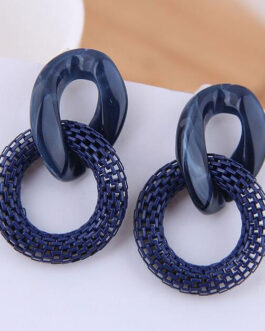 Fashion Exaggerated Acrylic Chain Earrings